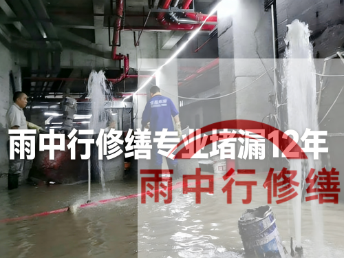 东营某污水处理厂钢筋混凝土池堵漏案例